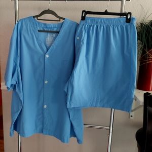 BIG MEN BLUE 2pc PJ's set, sz 5XL,$10 NEW GLENN HEIGHTS TX PPU OR SHIPPING